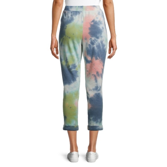 Sunset & Sixth Womens Juniors Cozy Tie Dye Jogger Sweatpants Size Medium 7/9 NEW - Picture 2 of 13